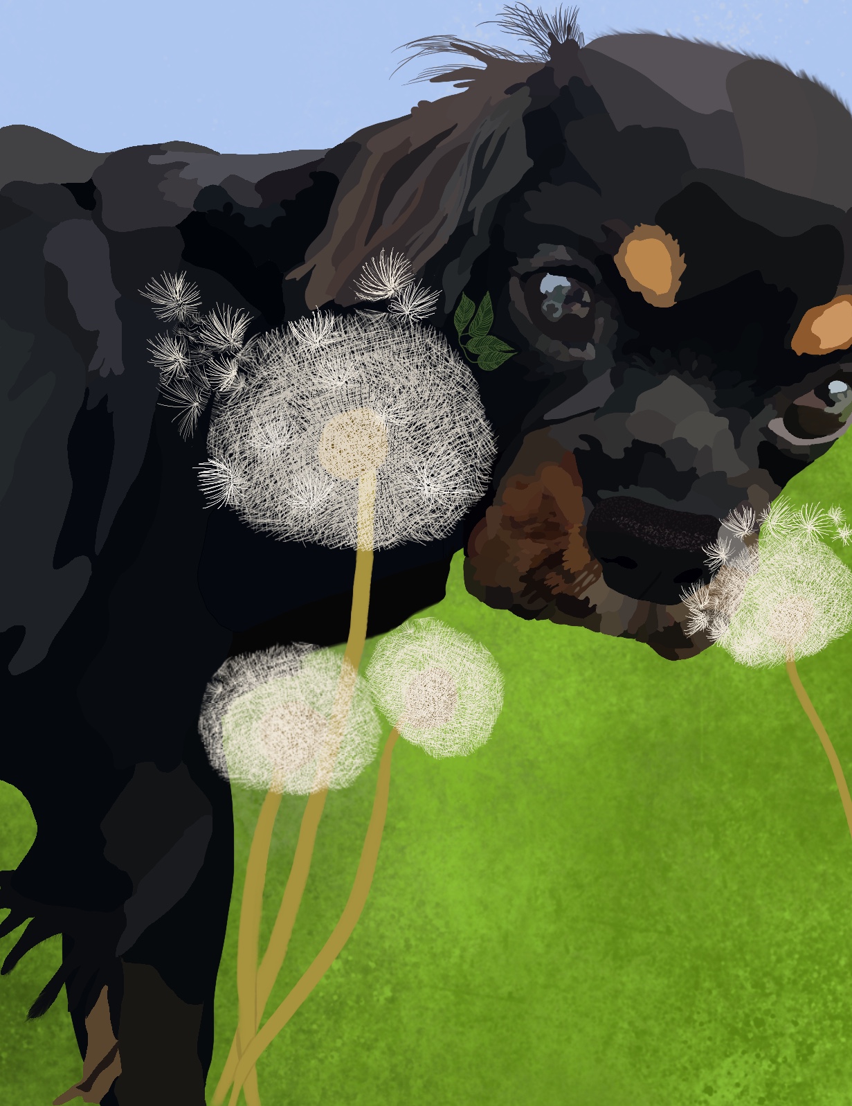 Custom Pet Portrait variation 6